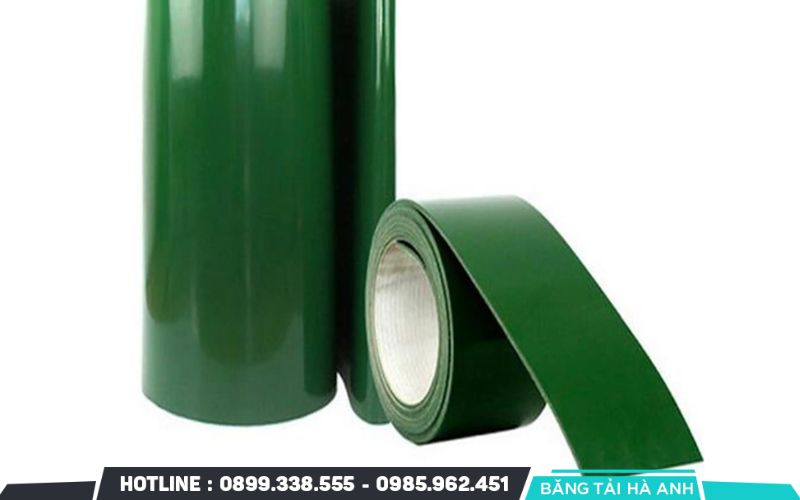 Băng tải PVC xanh cần có khả năng chống tĩnh điện, chống hóa chất