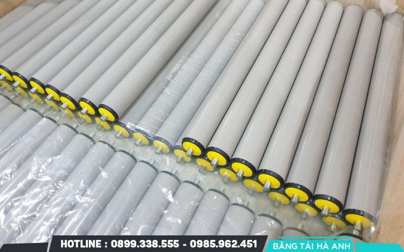 Con lăn nhựa là linh kiện băng tải được chế tạo từ các dòng nhựa kỹ thuật cao cấp