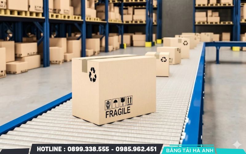 Tình trạng quá tải trọng lượng hàng hóa trên băng tải