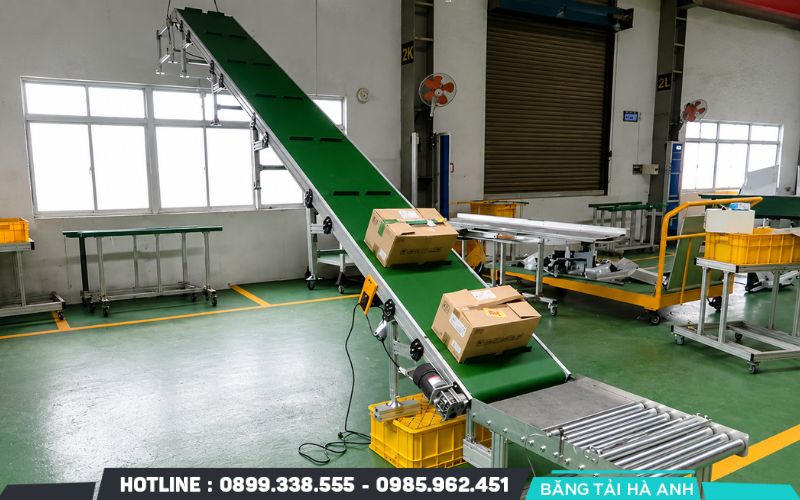 Cần tính cách tính công suất motor băng tải nghiêng chi tiết nhất