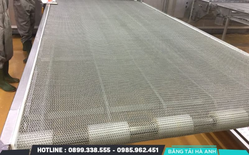 Băng tải lưới inox chịu nhiệt 