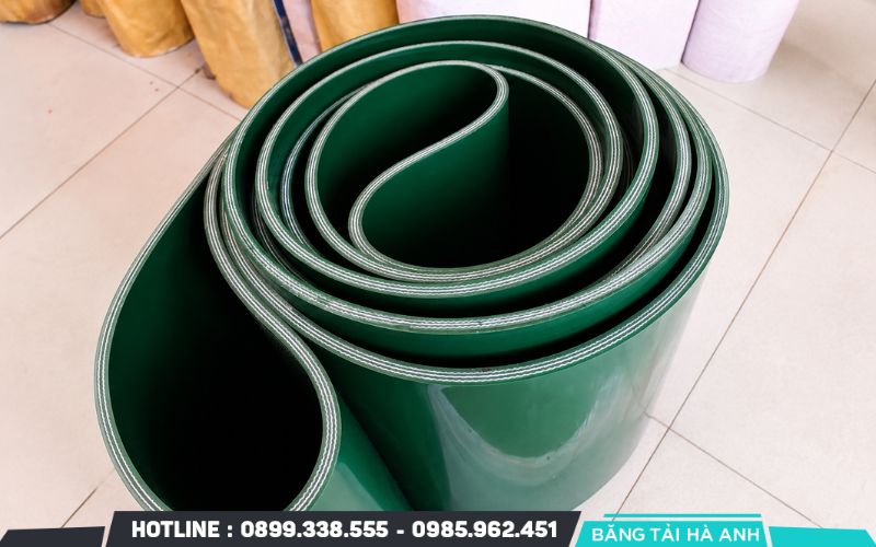 Số lớp bố vải chịu lực tỉ lệ thuận với độ dày và khả năng chịu tải trọng của dây băng tải