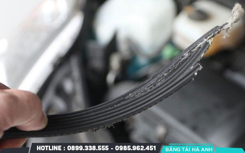 Dây curoa bị trùng làm giảm tuổi thọ của hệ thống puly và trục truyền động