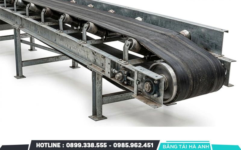 Con lăn bị lệch tâm hoặc mài mòn là nguyên nhân tại sao băng tải phát ra tiếng ồn