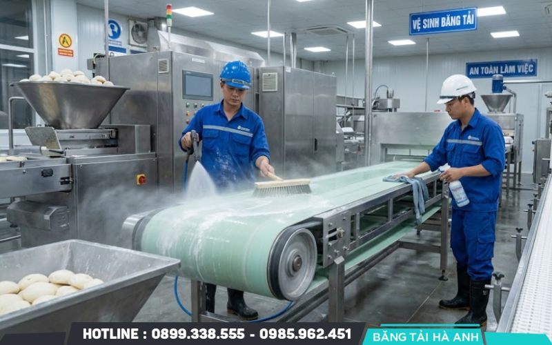 Vệ sinh bề mặt dây băng đúng kỹ thuật