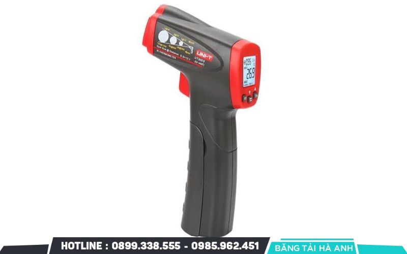 Súng đo nhiệt độ hồng ngoại là thiết bị được sử dụng phổ biến để kiểm tra nhanh nhiệt độ bề mặt động cơ giảm tốc