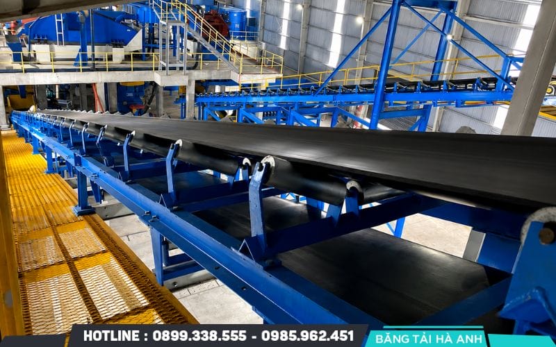Sau khi hoàn tất, cần cho băng tải chạy thử không tải và có tải để kiểm tra khả năng truyền động