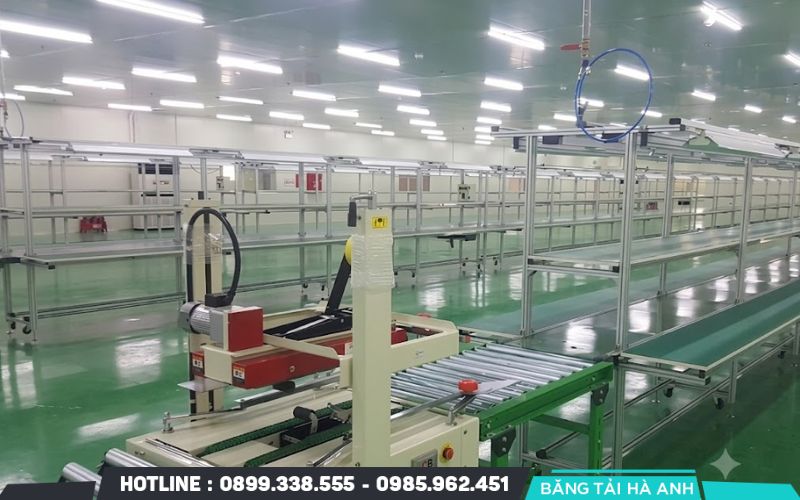 Cần dừng hoàn toàn hệ thống băng tải