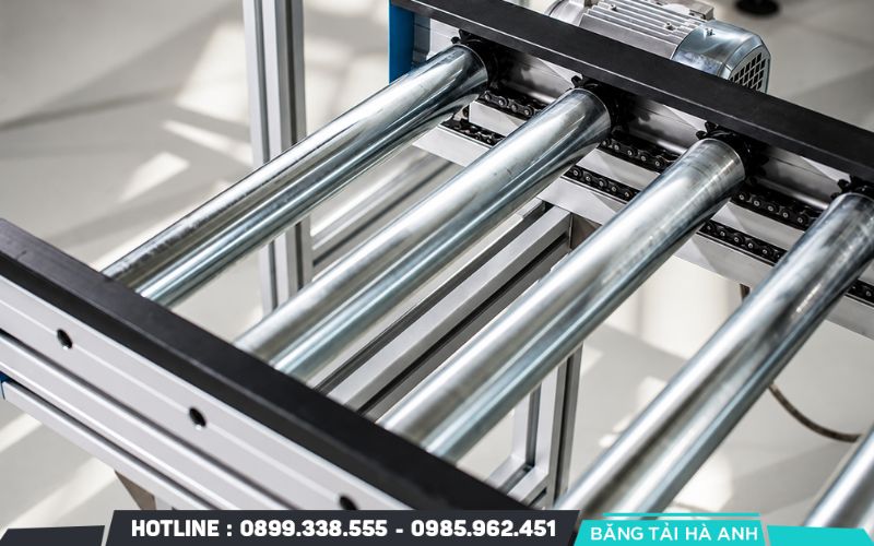 Lắp con lăn, puly và cơ cấu truyền động