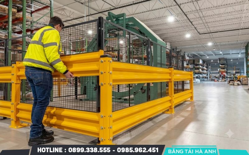 Khung bảo vệ là bộ phận chịu lực chính của toàn bộ rào chắn