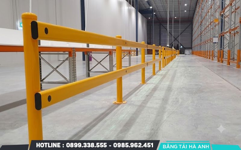 Rào chắn an toàn hệ thống truyền động băng tải là kết cấu bảo vệ bằng thép