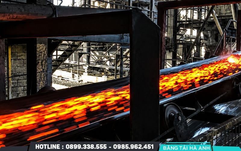 Thiết kế băng tải cho môi trường nhiệt độ cao cần tính đến hiện tượng giãn nở nhiệt