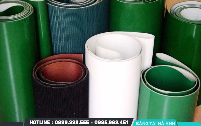 Dây băng cần phù hợp với nhiệt độ, độ ẩm, tải trọng và đặc tính của vật liệu vận chuyển