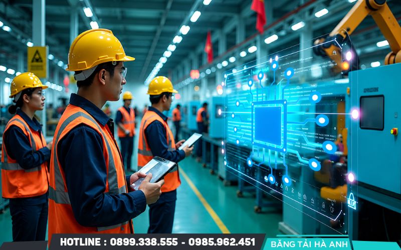 Trí tuệ nhân tạo (AI) đang được ứng dụng rộng rãi trong quản lý và vận hành hệ thống băng tải