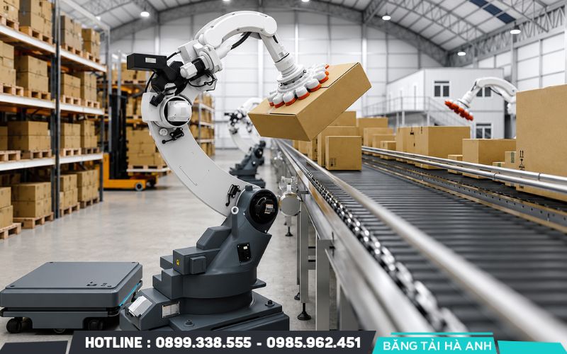 Tự động hóa là xu hướng phát triển quan trọng của công nghệ băng tải trong kỷ nguyên công nghiệp 4.0