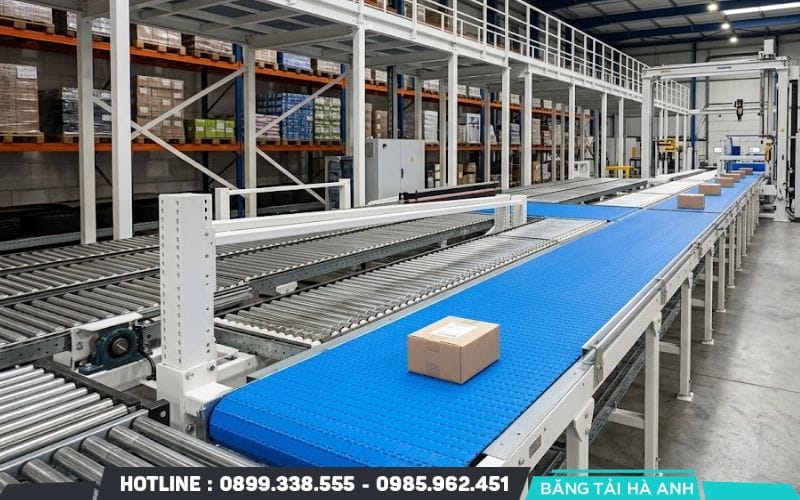 Băng tải xích nhựa Modular