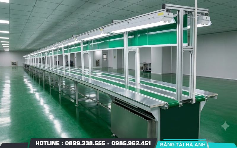 Nên chọn băng tải có bề mặt dây băng chống tĩnh điện bảo vệ vi mạch