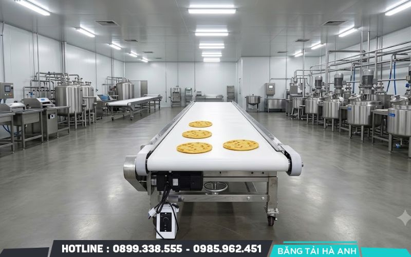 Chọn băng tải theo vật liệu giúp đảm bảo độ bền cơ học và tuổi thọ thiết bị
