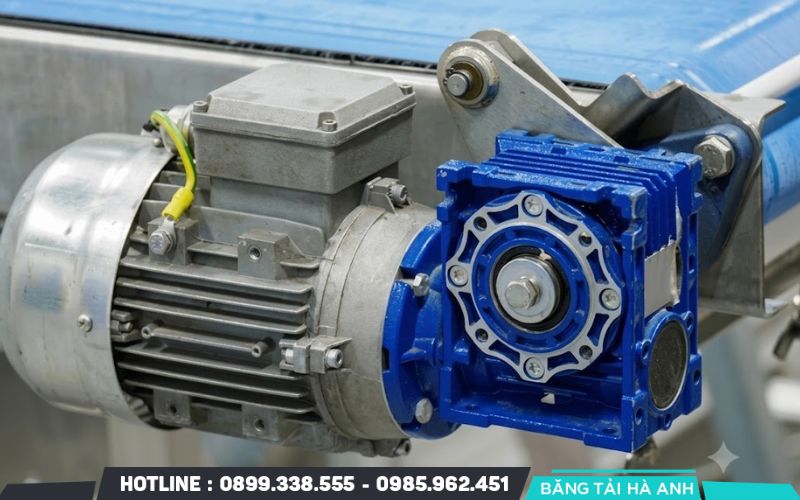 Motor đóng vai trò như trái tim của toàn bộ hệ thống truyền động băng tải