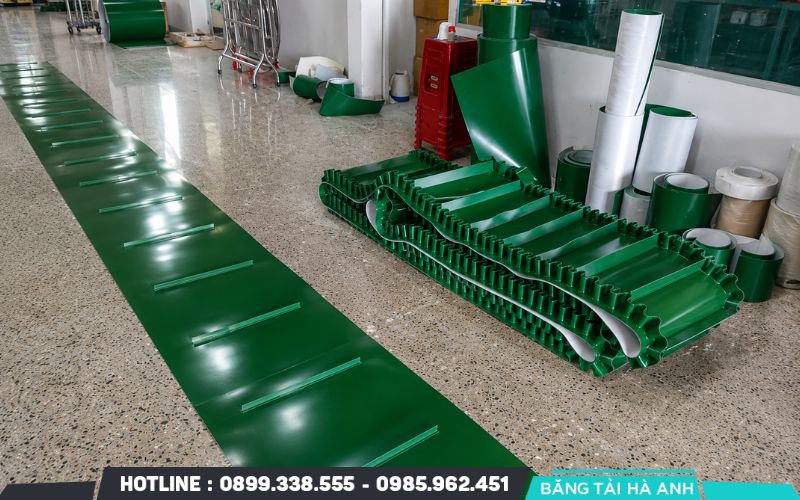 Các chi tiết gia công bổ sung có thể làm giá dây băng tải tăng đáng kể