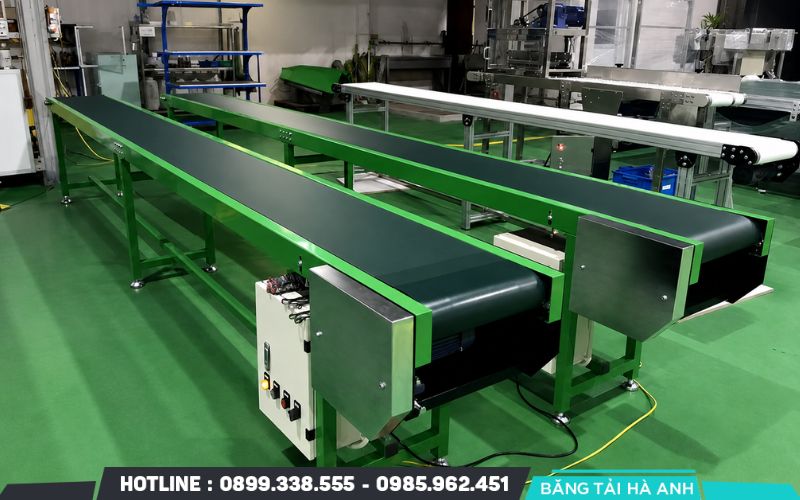 Băng tải PU được sử dụng rộng rãi trong các dây chuyền có yêu cầu cao về vệ sinh và tiếp xúc trực tiếp với thực phẩm