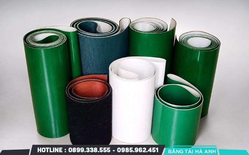 Chất liệu dây băng ảnh hưởng trực tiếp đến lực kéo mà động cơ phải tạo ra trong quá trình vận hành