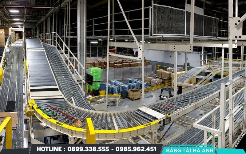 Tốc độ băng tải ảnh hưởng đến tải động, ma sát và yêu cầu làm việc của con lăn, ổ bi cùng bộ truyền động