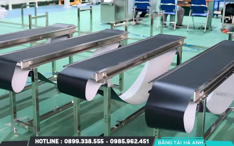 Tùy vào đặc điểm hàng hóa và yêu cầu vận chuyển, doanh nghiệp có thể lựa chọn nhiều loại băng tải phù hợp