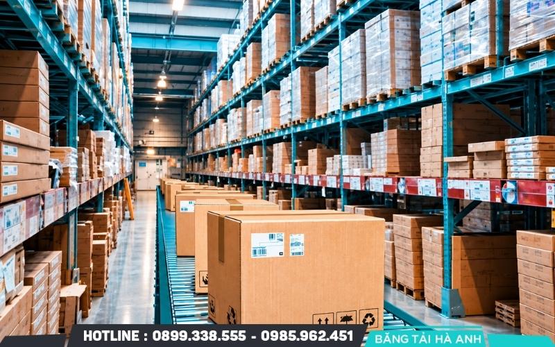 Băng tải phù hợp với nhu cầu vận chuyển liên tục trên tuyến cố định