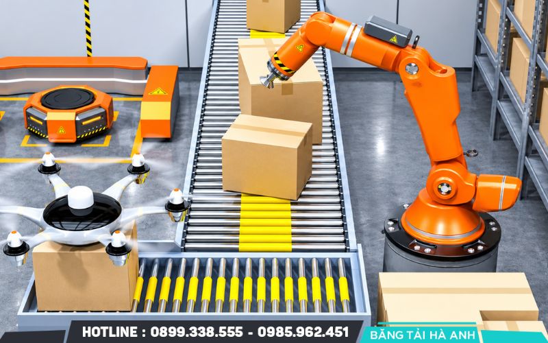 Tự động hóa khâu phân loại là việc ứng dụng công nghệ hiện đại, máy móc tự động và hệ thống phần mềm để chia chọn hàng hóa