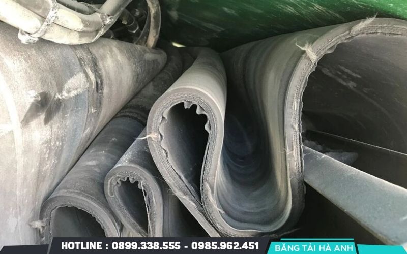 Băng tải bị giãn sau thời gian dài sử dụng