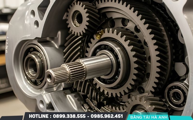 Kiểm tra chuyển động của trục động cơ và hộp giảm tốc