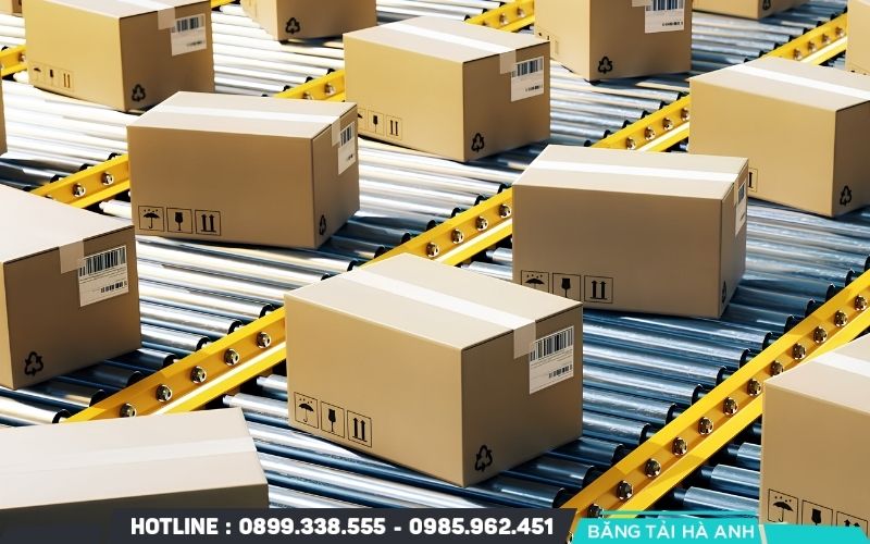 Hàng hóa được phân loại theo mã đơn hàng, chủng loại, tuyến vận chuyển hoặc địa điểm giao nhận
