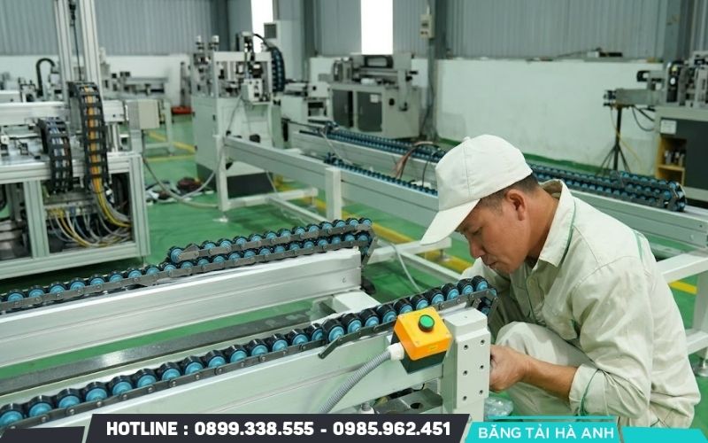 Kiểm tra thời điểm và điều kiện băng tải dừng