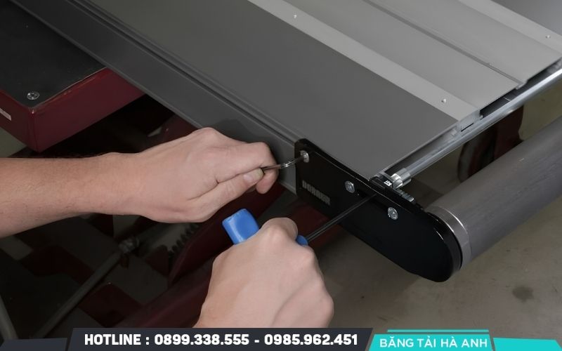 Thay thế động cơ, hộp giảm tốc và khớp nối truyền động