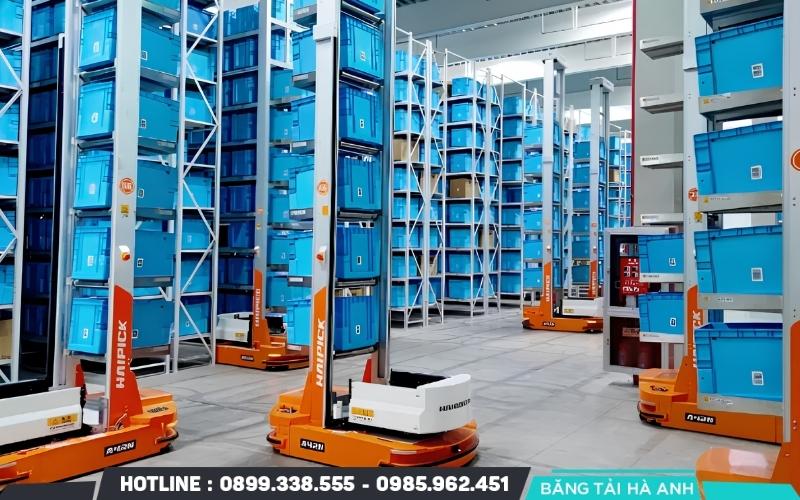 Mỗi ngành sản xuất có những yêu cầu riêng đối với việc lưu trữ và vận chuyển nguyên vật liệu